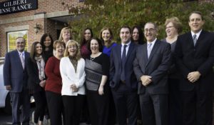 Photo of Gilbert Insurance team gathered outside
